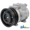 A & I Products Compressor, New, Denso Style w/ Clutch 10.7" x8" x8" A-AZ44541 - alternate 2